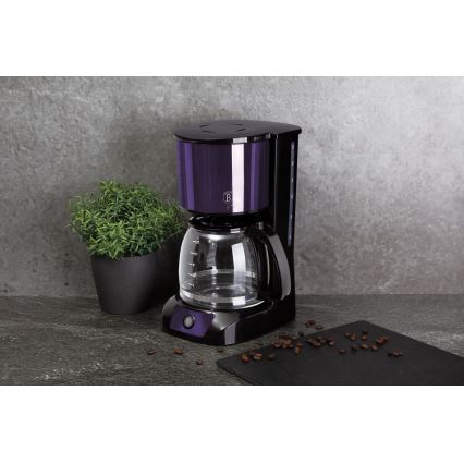 BerlingerHaus - Ekspres przelewowy 1,5 l z funkcją utrzymania temperatury fioletowy