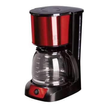 BerlingerHaus - Ekspres przelewowy 1,5 l z funkcją utrzymania temperatury czerwony