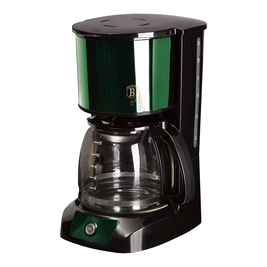 BerlingerHaus - Ekspres przelewowy 1,5 l z utrzymywaniem temperatury 800W/230V zielony