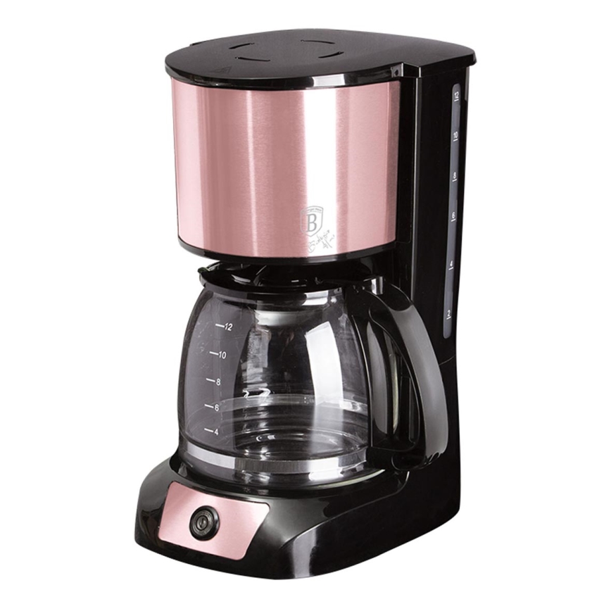 BerlingerHaus - Ekspres przelewowy 1,5l z utrzymywaniem temperatury 800W/230V Rose gold