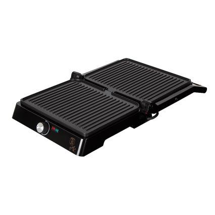 BerlingerHaus - Grill kontaktowy z nieprzywierającą powierzchnią 2000W/230V stal nierdzewna/czarny