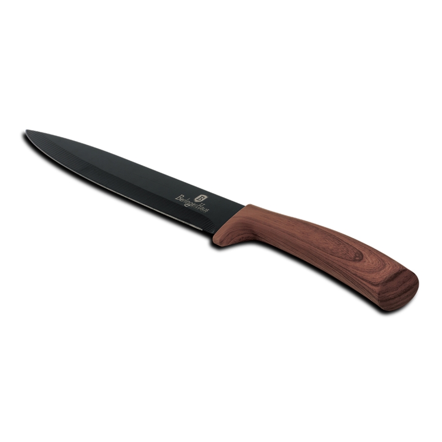 BerlingerHaus - Nóż kuchenny 20 cm czarny/brązowy