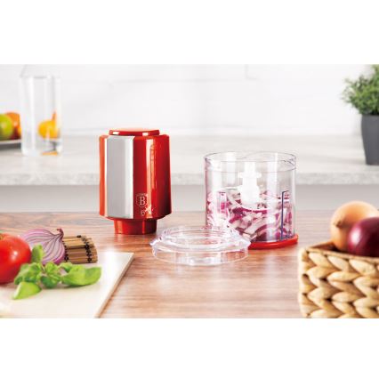 BerlingerHaus - Rozdrabniacz do żywności 300W/230V czerwony