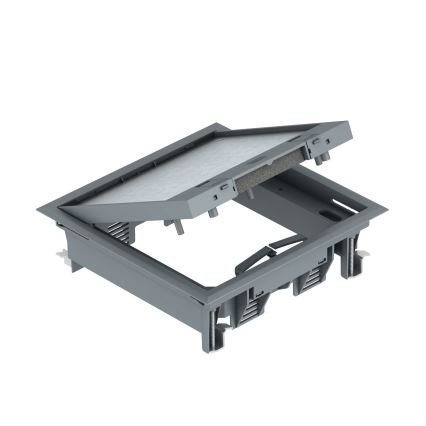 BETTERMANN - Podłogowa puszka do podłogi podwójnej 12 modułów (6 urządzeń 45x45)