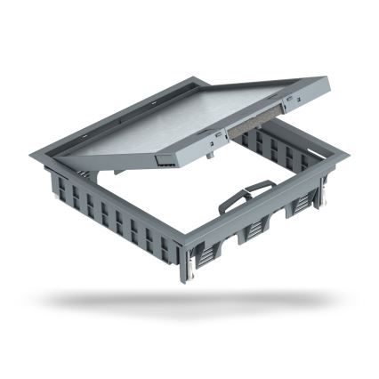 BETTERMANN - Podłogowa puszka do podłogi podwójnej 24 moduły (12 urządzeń 45x45)