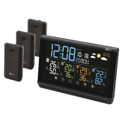 Bezprzewodowa stacja pogodowa 5V/3xAAA + 2xAAA