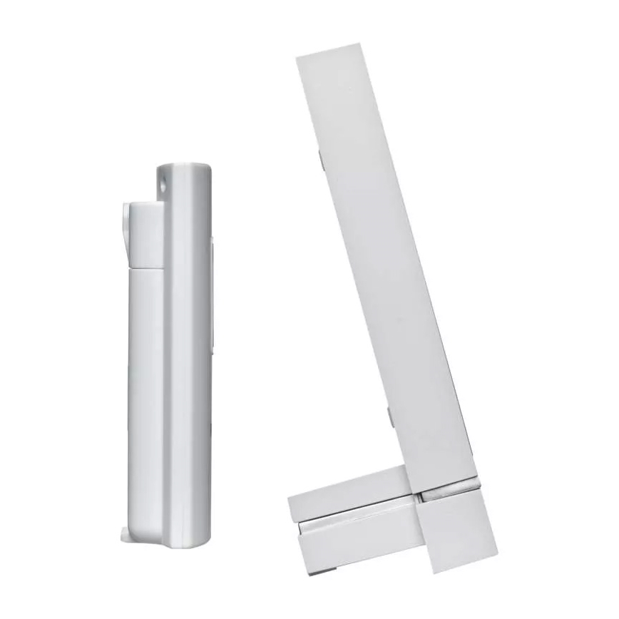 Bezprzewodowa stacja pogodowa z budzikiem 3xAAA biała