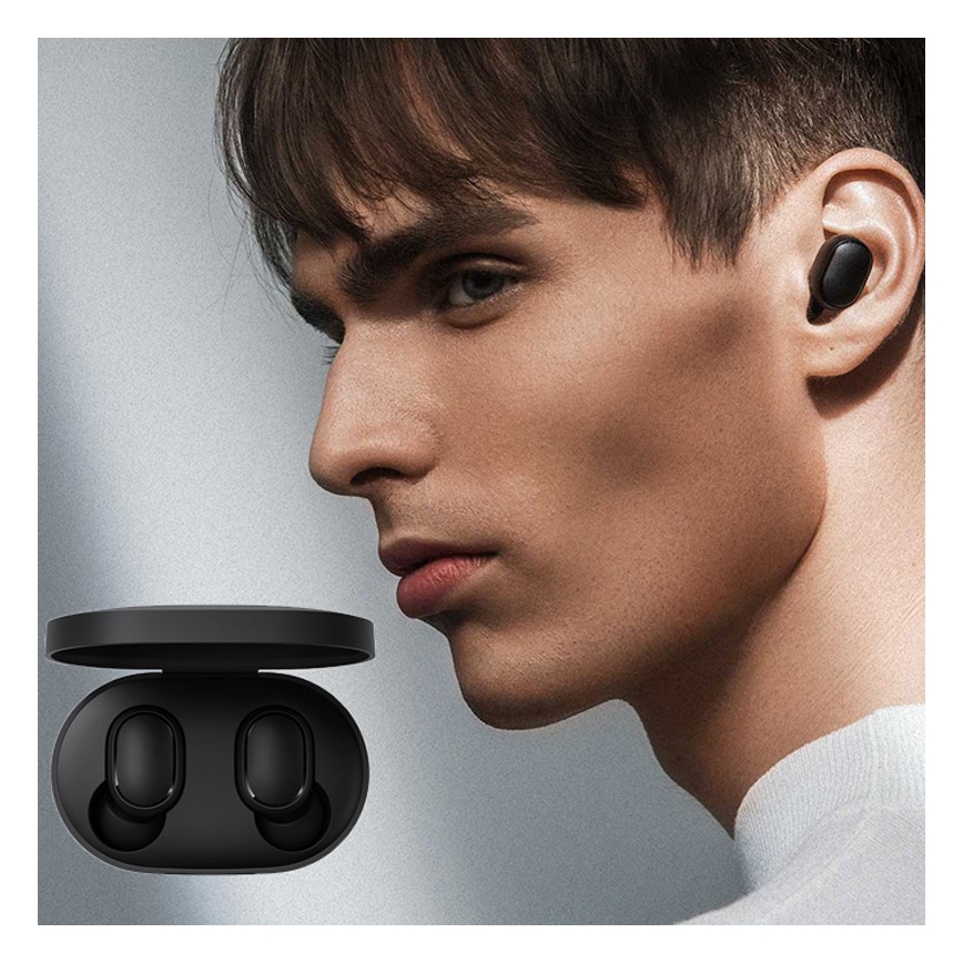 Bezprzewodowe słuchawki douszne Xiaomi Mi True Basic Bluetooth czarne