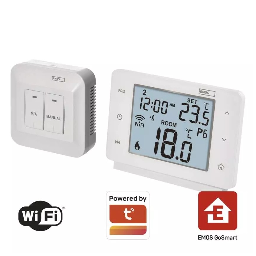 Bezprzewodowy cyfrowy termostat GoSmart 230V/16A Wi-FI Tuya