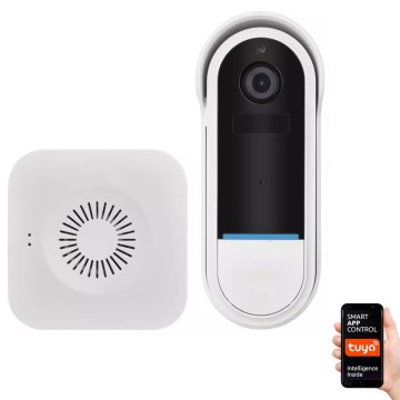 Bezprzewodowy dzwonek do drzwi z czujnikiem ruchu GoSmart 5V 3xAA IP65 Wi-Fi Tuya