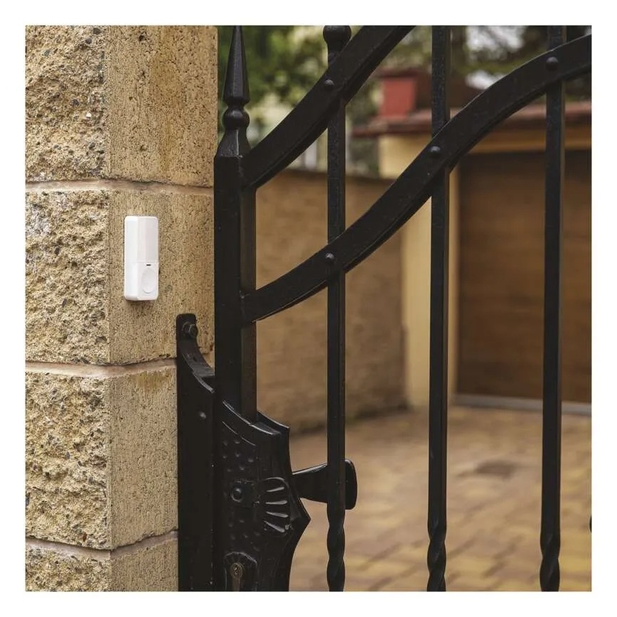 Bezprzewodowy dzwonek do zabudowy 230V + 1xCR2032 biały