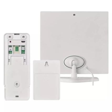 Bezprzewodowy dzwonek do drzwi z panelem solarnym GoSmart 4400 mAh 3xAA IP44 Wi-Fi Tuya