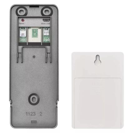 Bezprzewodowy dzwonek wideo z czujnikiem ruchu GoSmart 12V 3xAA IP44 Wi-Fi Tuya