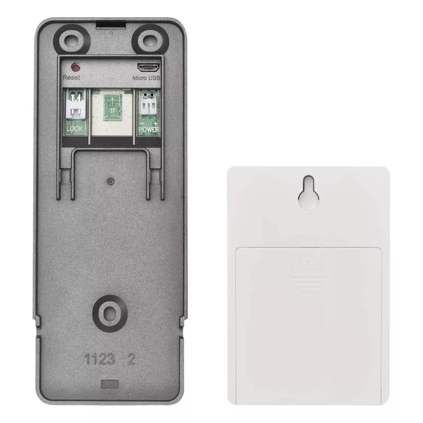 Bezprzewodowy dzwonek wideo z czujnikiem ruchu GoSmart 12V 3xAA IP44 Wi-Fi Tuya