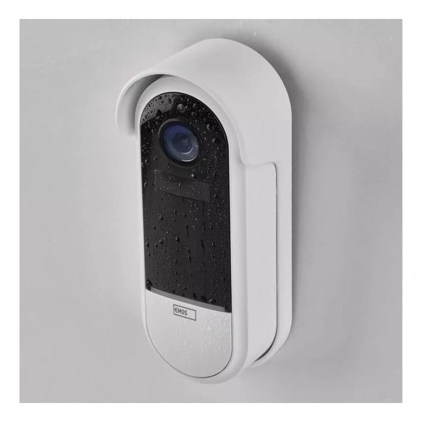 Bezprzewodowy dzwonek wideo z czujnikiem ruchu GoSmart 5V 3xAA IP65 Wi-Fi Tuya