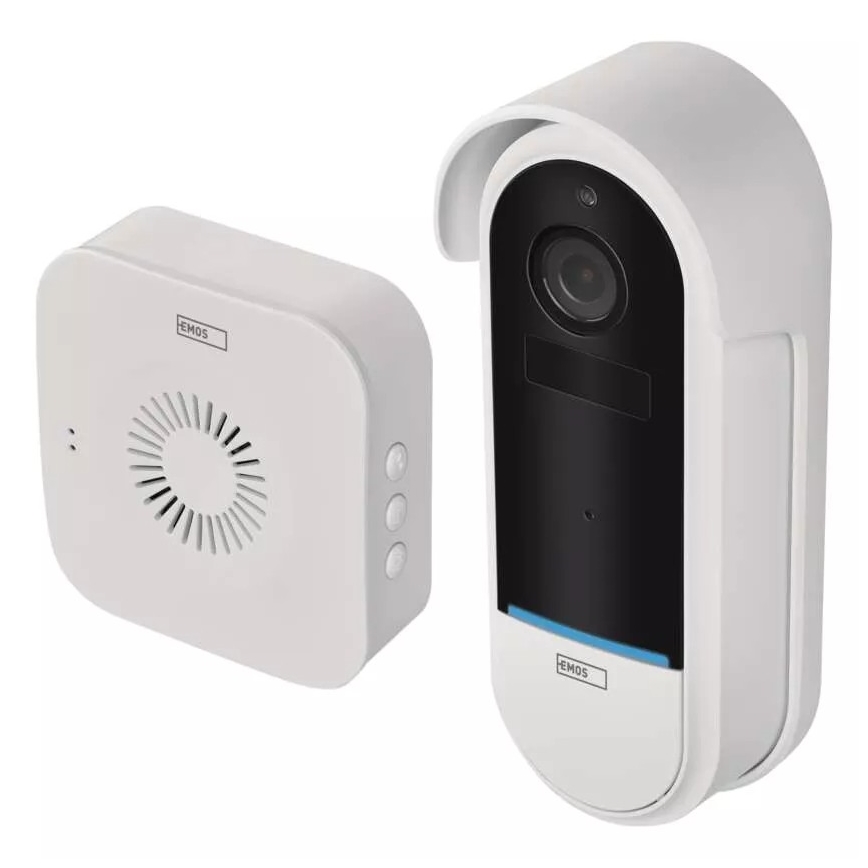 Bezprzewodowy dzwonek wideo z czujnikiem ruchu GoSmart 5V 3xAA IP65 Wi-Fi Tuya