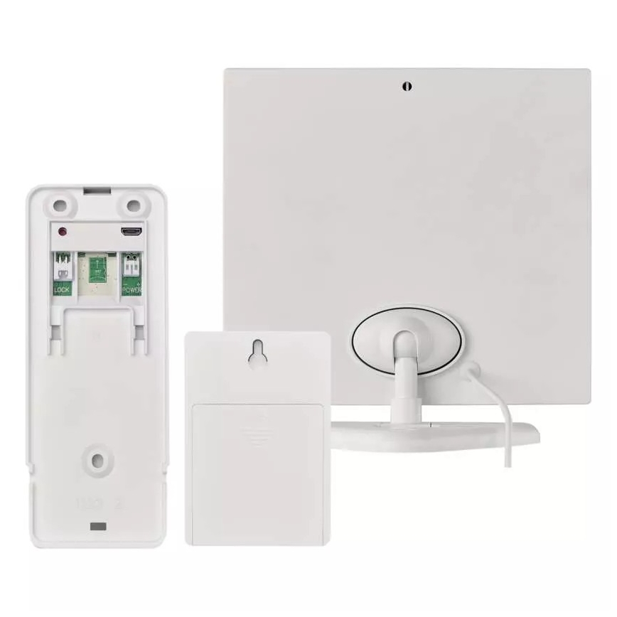Bezprzewodowy dzwonek wideo z panelem solarnym GoSmart 4400 mAh 3xAA IP44 Wi-Fi Tuya