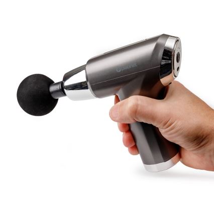 Bezprzewodowy pistolet do masażu z 4 końcówkami 25W/5V 1200 mAh