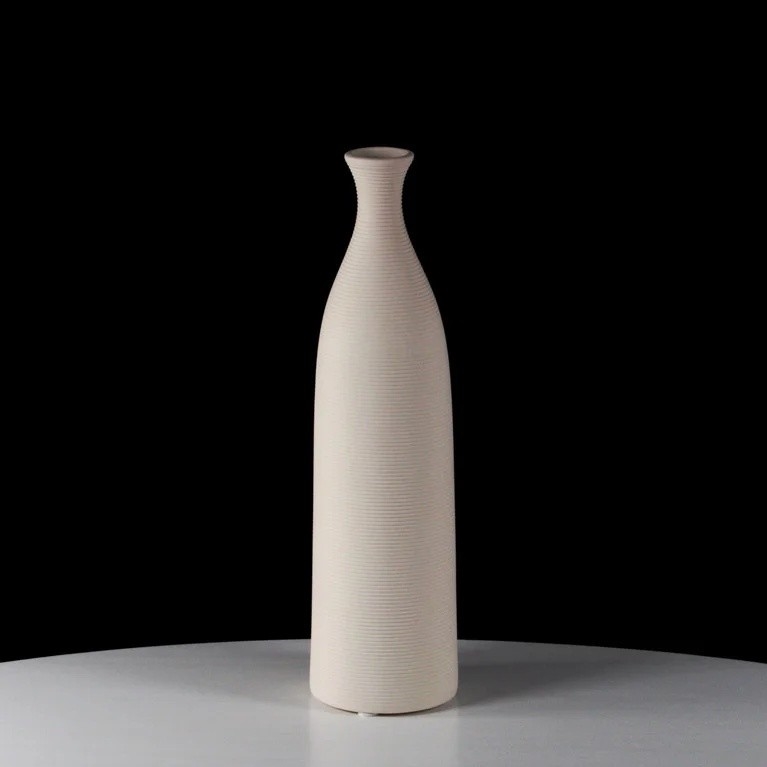 Biała ceramiczna waza 33 cm