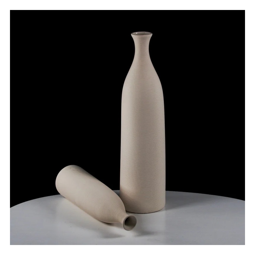 Biała ceramiczna waza 33 cm