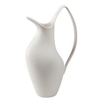 Biała ceramiczna waza 33x17x19 cm