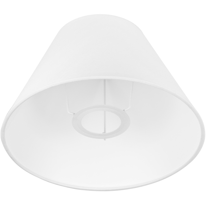 Wymienne klosz do lampki stołowej JUTA E27 śr. 19 cm biały