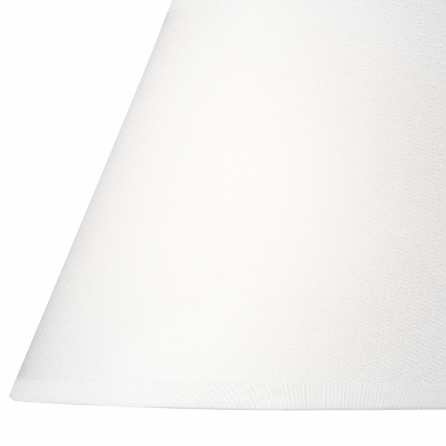 Wymienne klosz do lampki stołowej JUTA E27 śr. 19 cm biały