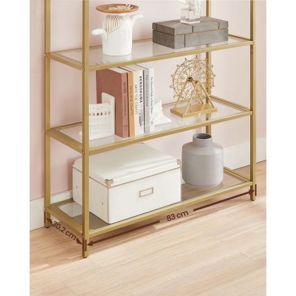 Biblioteczka GLASY złota