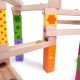 Bigjigs Toys - Drewniany tor kulkowy kolorowy