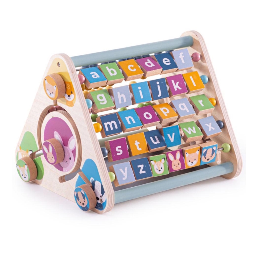 Bigjigs Toys - Trójkąt edukacyjny ze zwierzętami
