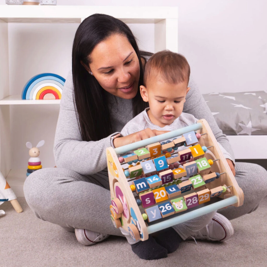 Bigjigs Toys - Trójkąt edukacyjny ze zwierzętami