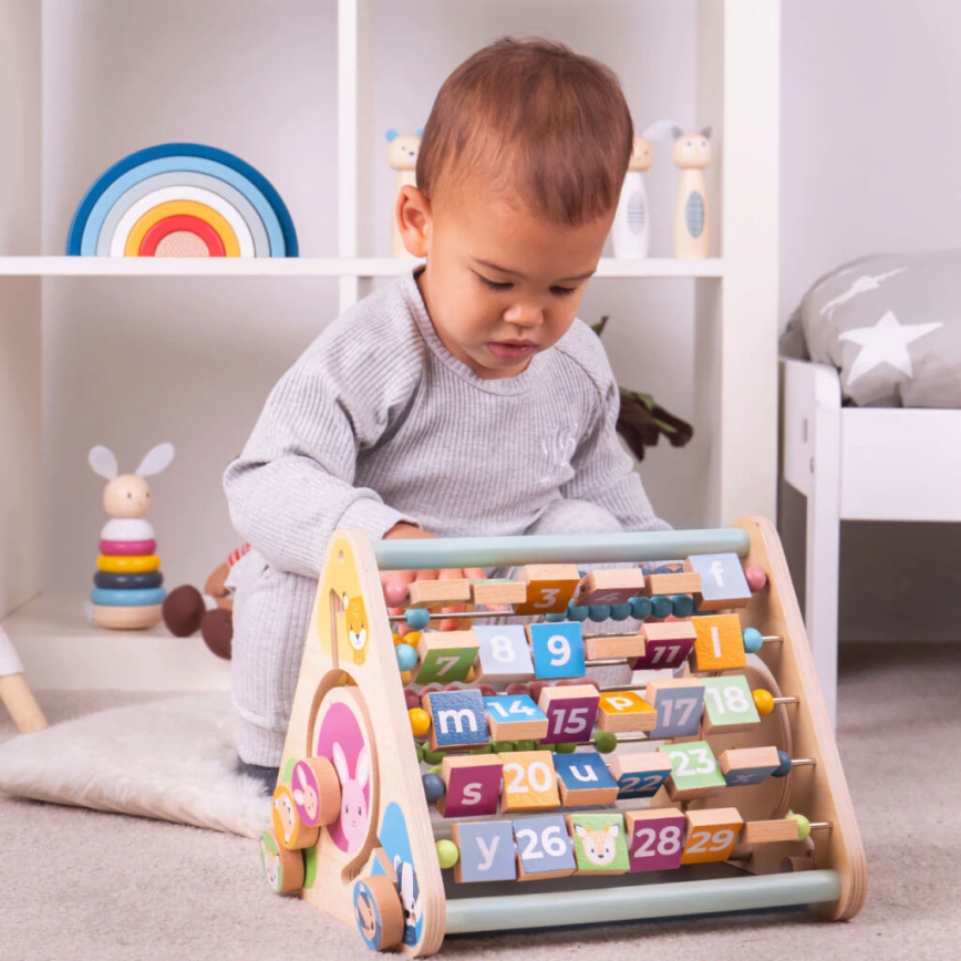 Bigjigs Toys - Trójkąt edukacyjny ze zwierzętami