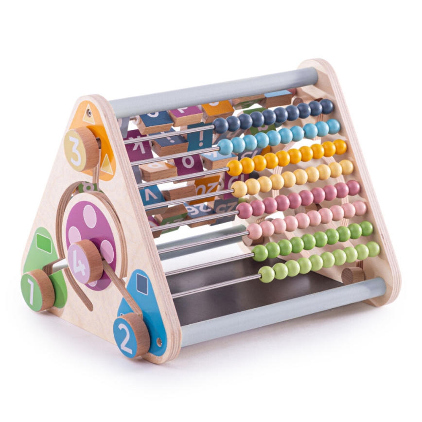Bigjigs Toys - Trójkąt edukacyjny ze zwierzętami