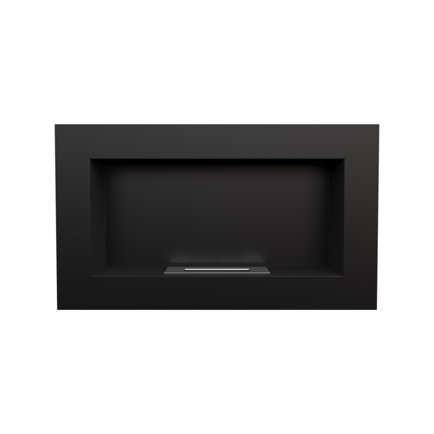 Kratki - Wbudowany kominek BIO 37,4x64,8 cm 1 kW czarny