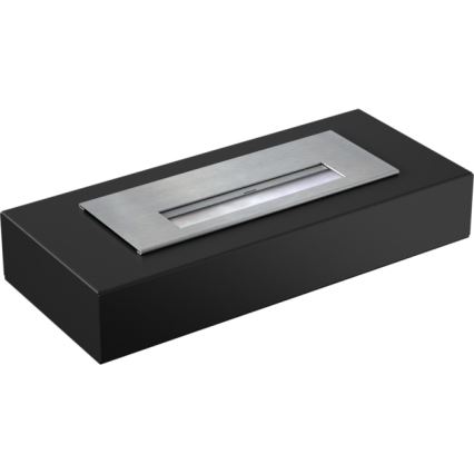 Kratki - Kominek BIO 8,5x49 cm 2,5 kW czarny