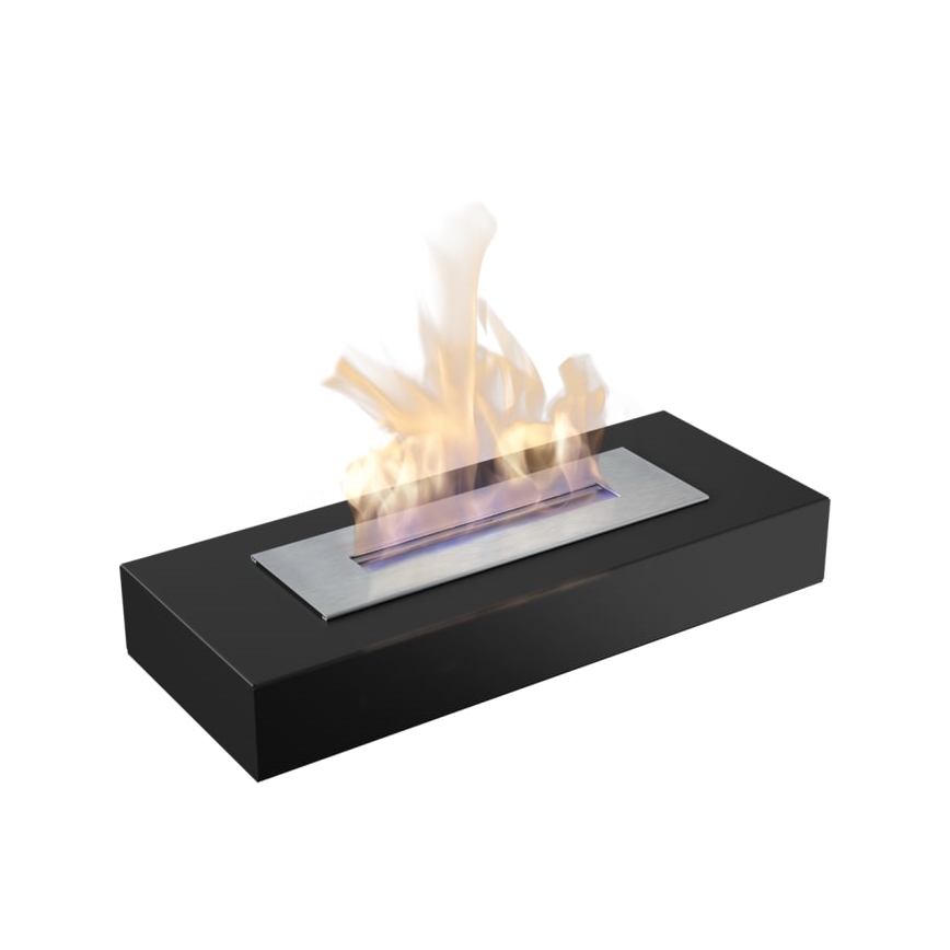 Kratki - Kominek BIO 10x67 cm 3kW czarny