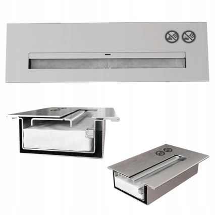 Kratki - Kominek BIO 10x67 cm 3kW czarny