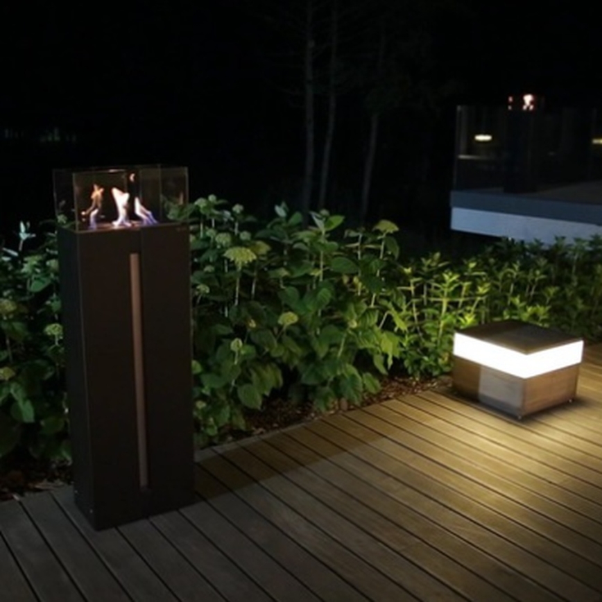 Kratki - Kominek BIO 113,6x35,9 cm 2kW czarny