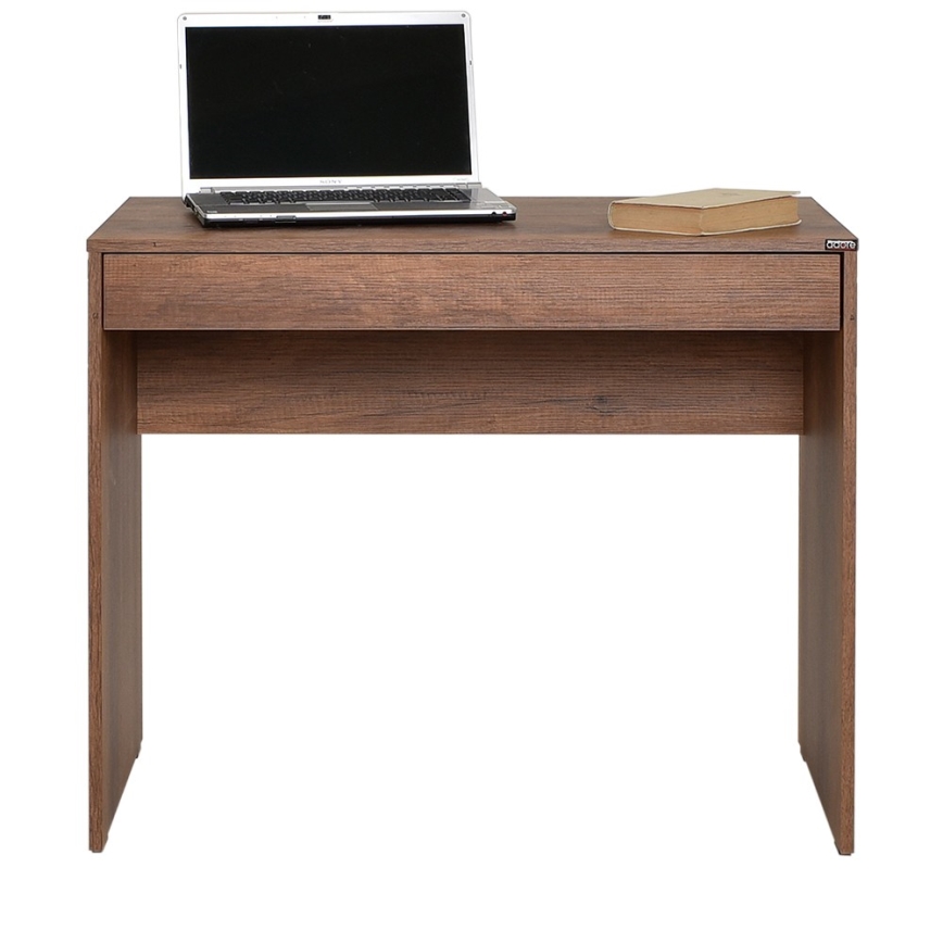 Biurko 75x90 cm brązowe