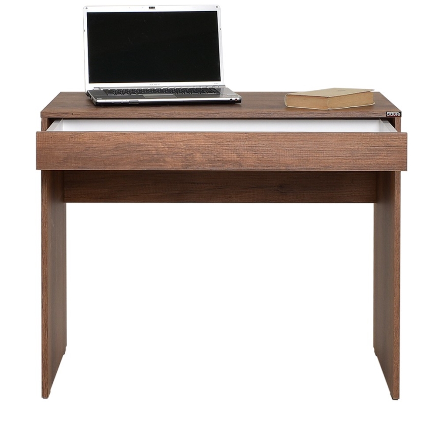 Biurko 75x90 cm brązowe