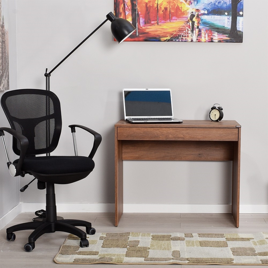 Biurko 75x90 cm brązowe