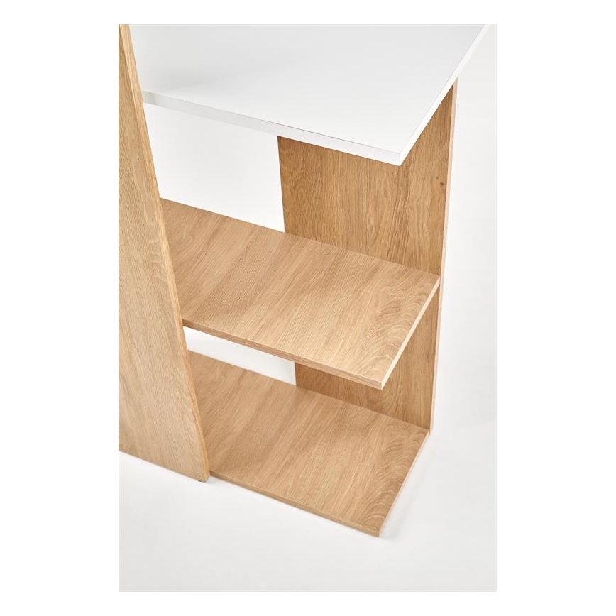 Biurko COZYRA dąb/biały