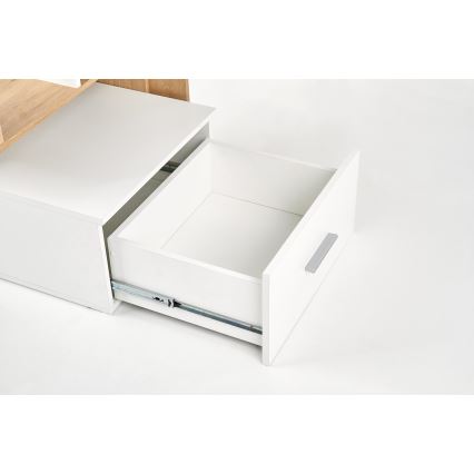 Biurko GORA dąb/białe