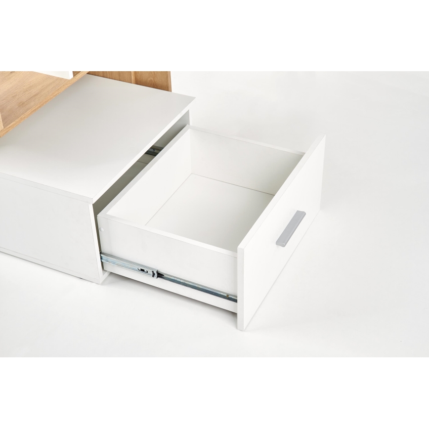 Biurko GORA dąb/białe