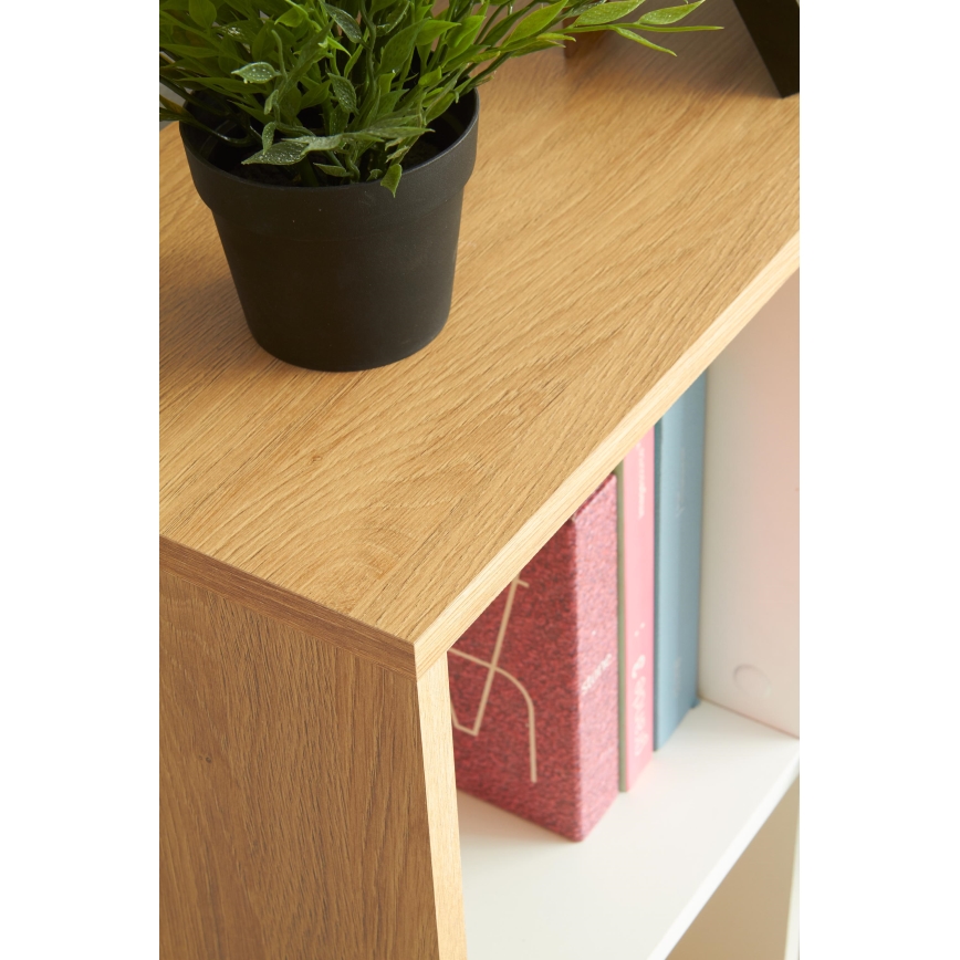 Biurko GORA dąb/białe