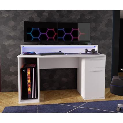 Biurko IVAR z podświetleniem, białe