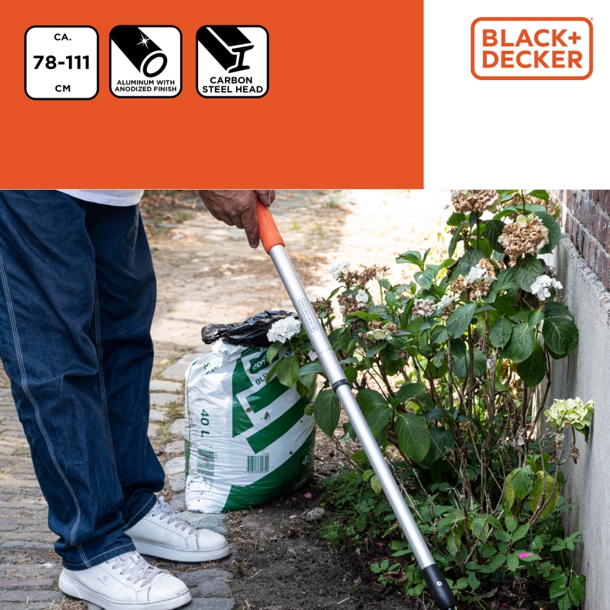 BLACK+DECKER - Grabie teleskopowe 78-111 cm
