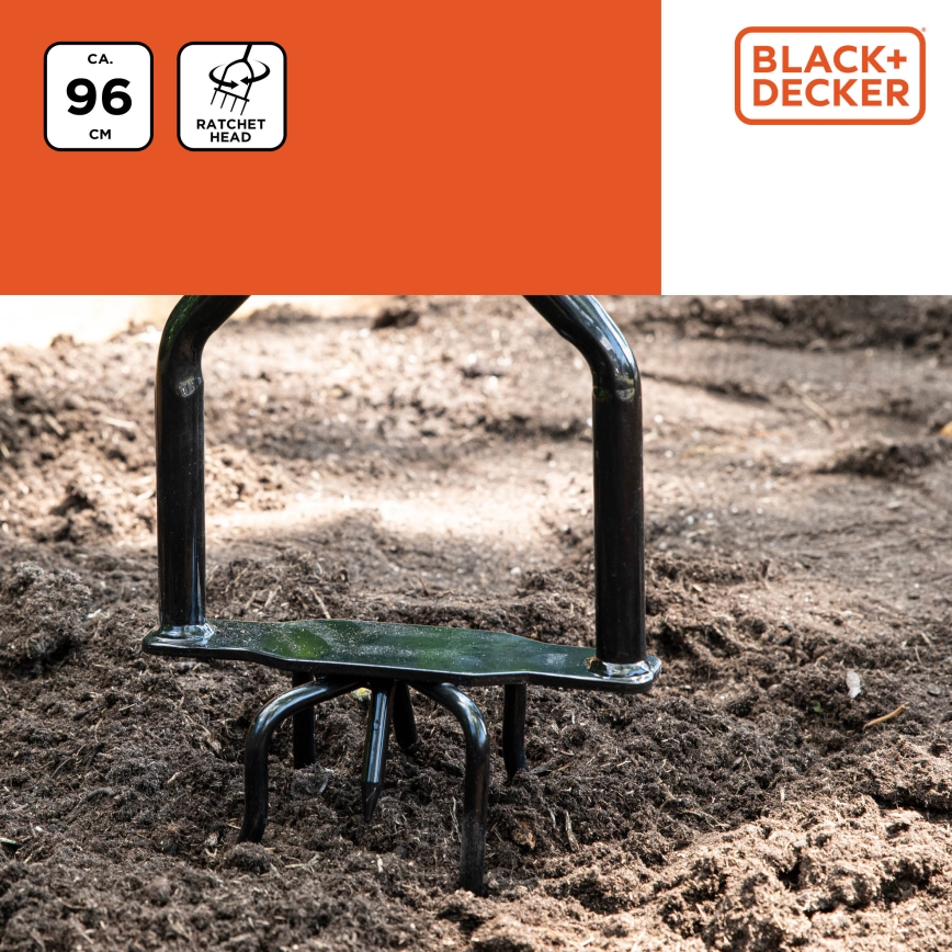 BLACK+DECKER - Kultywator ogrodowy 96 cm