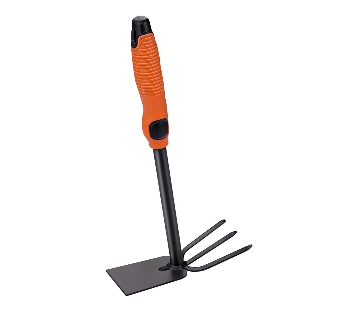 BLACK+DECKER - Motyka ogrodowa z trójzębnym spulchniaczem gleby 30 cm