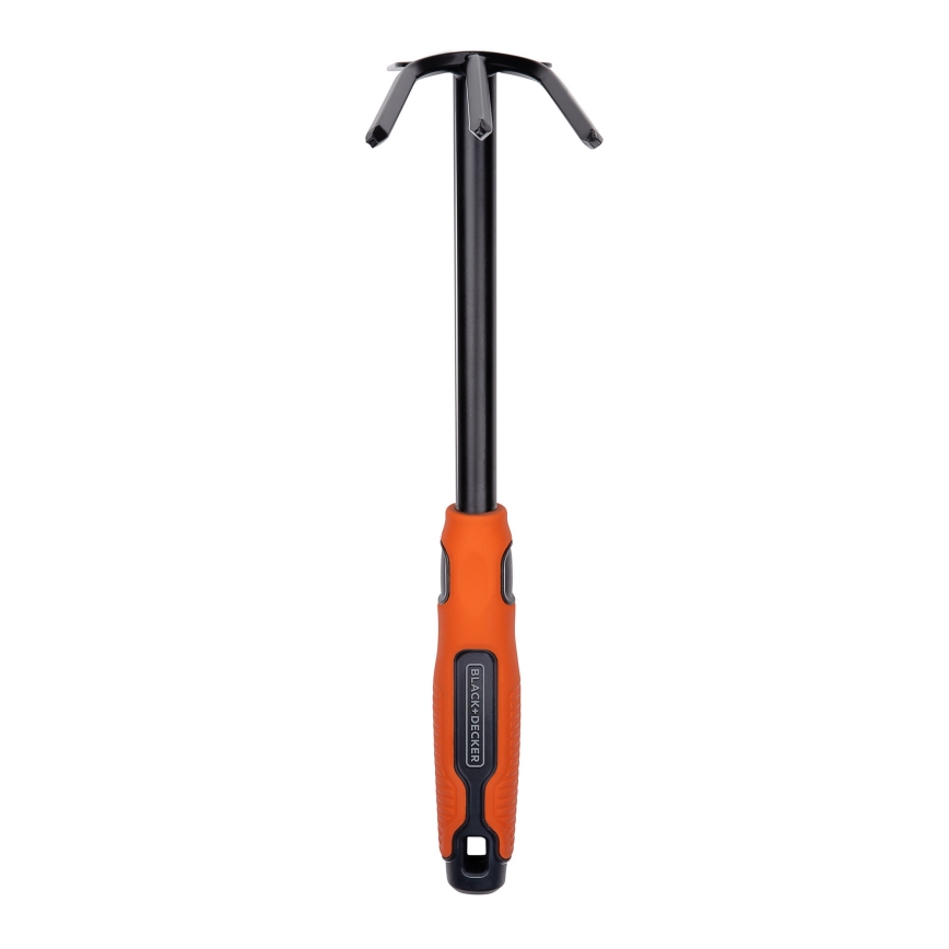 BLACK+DECKER - Motyka ogrodowa z trójzębnym spulchniaczem gleby 30 cm